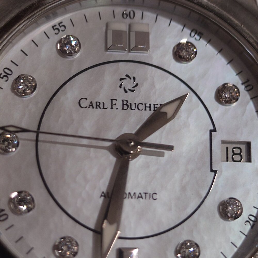 Carl F. Bucherer Patravi Automatic Date Ladies Watch 00.10621.08.77.01 c2016